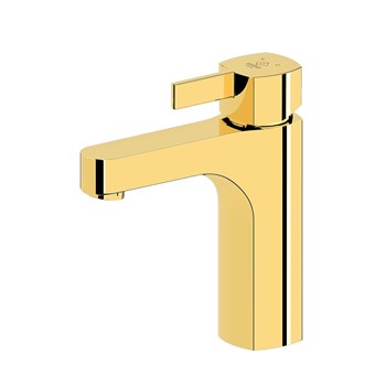 شیرآلات-طلایی-اهرمی-مدل-ساتین-کاویان