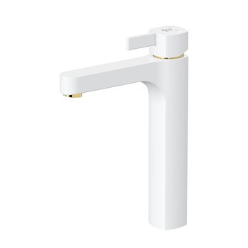 شیرآلات-سفید-طلایی-مدل-ساتین-کاویان