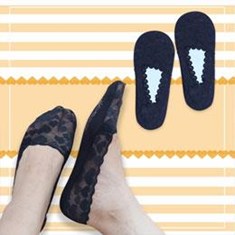 جوراب-کالج-زنانه-گیپوری-طرح-قلب