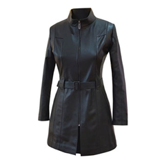 پالتو-چرمی-زنانه-یقه-ایستاده-مدل-آرینا،Arina