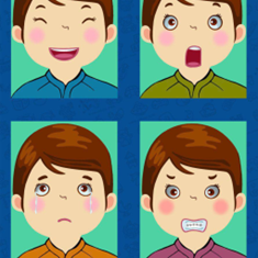 جورچین-حالت-های-چهره