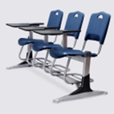 صندلی-چهار-نفره-دانشجویی-فایبرگلاس