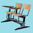 صندلی-دو-نفره-چوبی-دانشجویی
