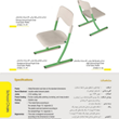 صندلی-دانش-آموز-کف-و-پشت-پلاستیکی