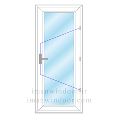 درب-دوجداره-تمام-شیشه