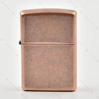 فندک-زیپو-مدل-301FB-REG-ANTQ-COPER-FLT-BTM