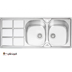 سینک-فانتزی-توکار-1224-پرنیان-استیل