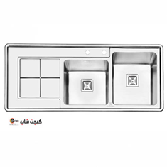 سینک-فانتزی-توکار-1213-پرنیان-استیل