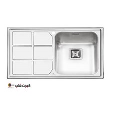 سینک-فانتزی-توکار-1218-پرنیان-استیل