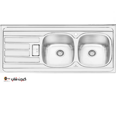 سینک-نیمه-فانتزی-2101-روکار-پرنیان-استیل