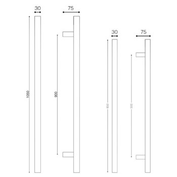 دستگیره-ورودی-E700LA-سایز-کوچک-65-سانتیمتر