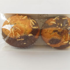 کیک-دوقلو-خلال-بادام