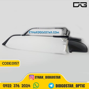 عینک-طبی-نیم-فریم-فلزی-کاوردار-آفتابی،-مردانه