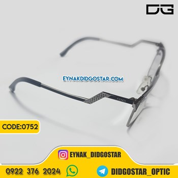 عینک-طبی-زنانه-فلزی-تمام-فریم-لاکچری-برند-فندی