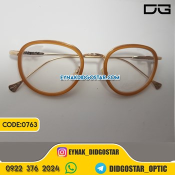 عینک-طبی-زنانه-تمام-فریم-گرد-کائوچو-فلز