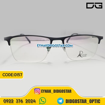 عینک-طبی-نیم-فریم-فلزی-کاوردار-آفتابی،-مردانه