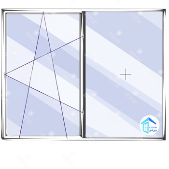 پنجره-UPVC-دوحالتهTilt-and-turn
