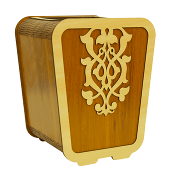 ست-سطل-آشغال-و-جعبه-دستمال-کاغذی-مدل-ارژنگ