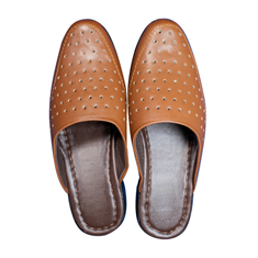 نعلین-فوم-سوراخ-دار-عسلی-رنگ