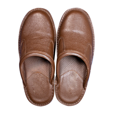 نعلین-چرم-تبریز-قهوه-ای