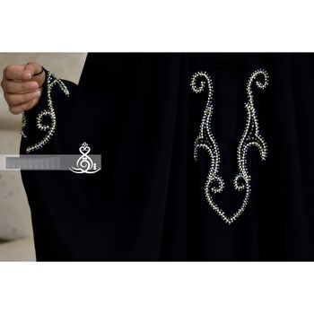 چادر-جواهر-دوزی-حریر-ابریشم-امارات-ندا