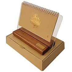 تقویم-رومیزی-چوبی