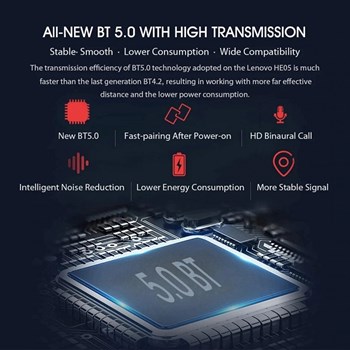 هندزفری-گردنی-اورجینال-بی-سیم-Lenovo-مدل-HE01