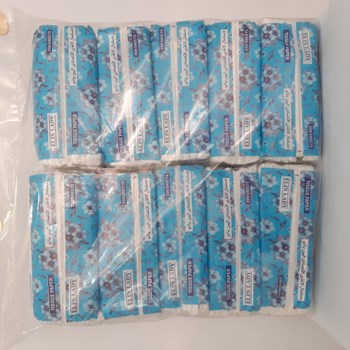 دستمال-کاغذی-100-برگ-الین-بانو-مدل-White-بسته-10-عددی