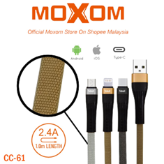 کابل-شارژ-Type-C-موکسوم-مدل-CC-61