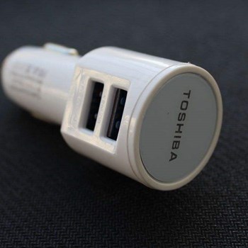 شارژر-فندکی-توشیبا-مدل-T-11-به-همراه-کابل-تبدیل-microUSB