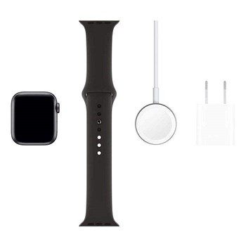 ساعت-هوشمند-اپل-واچ-سری-5-مدل-40mm-Aluminum-Case-With-Black-Sport-Band