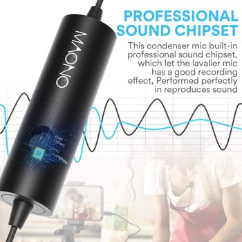 میکروفون-یقه-ای-Maono-AU-100