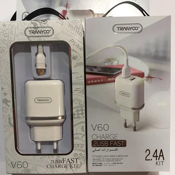 شارژر-ترانیو-مدل-V60-اورجینال-به-همراه-کابل