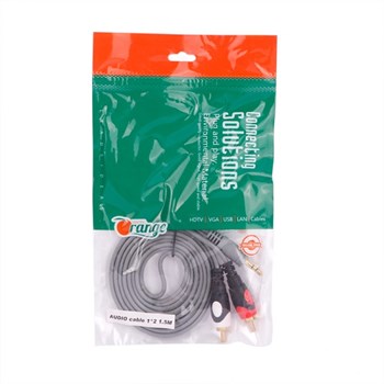 کابل-تبدیل-جک-3-5-میلی-متری-به-دو-RCA-Orange-1-5m