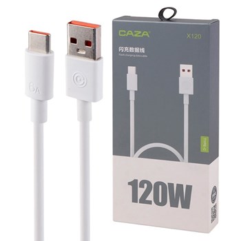 کابل-تایپ-سی-فست-شارژ-CAZA120-6A-120W-1m