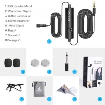 میکروفون-یقه-ای-Maono-AU-100