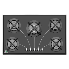 اجاق-گاز-شیشه-ای-ایرانی-پرنیان-استیل-کد-5203