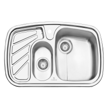 سینک-ظرفشویی-فانتزی-پرنیان-استیل-مدل-1210-توکار