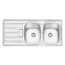 سینک-ظرفشویی-فانتزی-پرنیان-استیل-مدل-1201-توکار