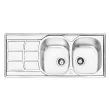 سینک-ظرفشویی-فانتزی-پرنیان-استیل-مدل-1209-توکار