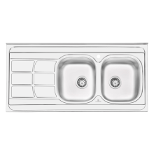 سینک-ظرفشویی-نیمه-فانتزی-پرنیان-استیل-مدل-2109-روکار