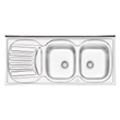 سینک-ظرفشویی-نیمه-فانتزی-پرنیان-استیل-مدل-2106-روکار