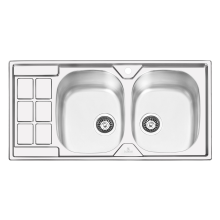 سینک-ظرفشویی-فانتزی-پرنیان-استیل-مدل-1204-توکار