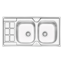سینک-ظرفشویی-نیمه-فانتزی-پرنیان-استیل-مدل-2204-توکار