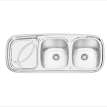 سینک-ظرفشویی-فانتزی-پرنیان-استیل-مدل-1202-توکار