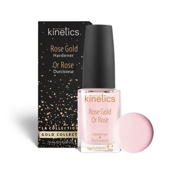 لاک-ناخن-فوق-حرفه-ای-لوکس-محصول-Kinetics-آلمان-حاوی-پودر-طلا-ROSE-GOLD-HARDENER
