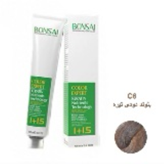 رنگ-مو-بنسای-شماره-C6-حجم-100-میلی-لیتر-رنگ-بلوند-دودی-تیره