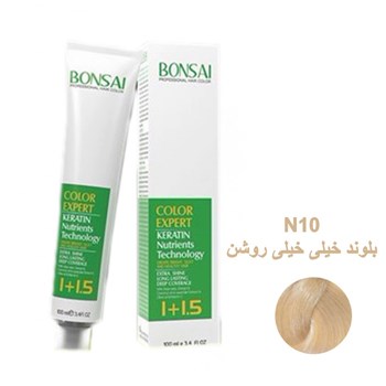 رنگ-مو-بنسای-شماره-N10-حجم-100-میلی-لیتر-رنگ-بلوند-خیلی-خیلی-روشن