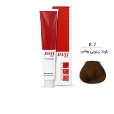 رنگ-مو-دنی-وان-100میلی-گرم-شماره-8-7-رنگ-بلوند-زیتونی-روشن