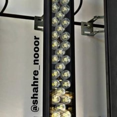 لایت-بار-دو-ردیفه-50-س-40-وات-مهتابی12-ولت-لنز-30-یکپارچه